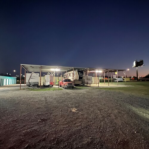 Covered Parking Nightview